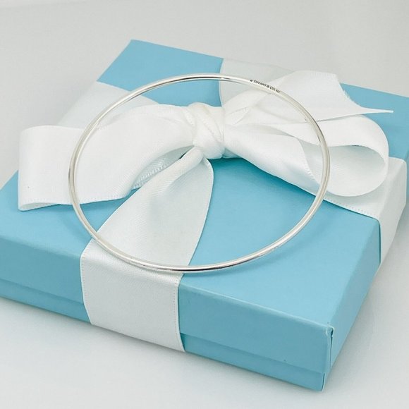 Tiffany & Co Wire Bangle Bracelet Stacking in Sterling Silver - Picture 4 of 6